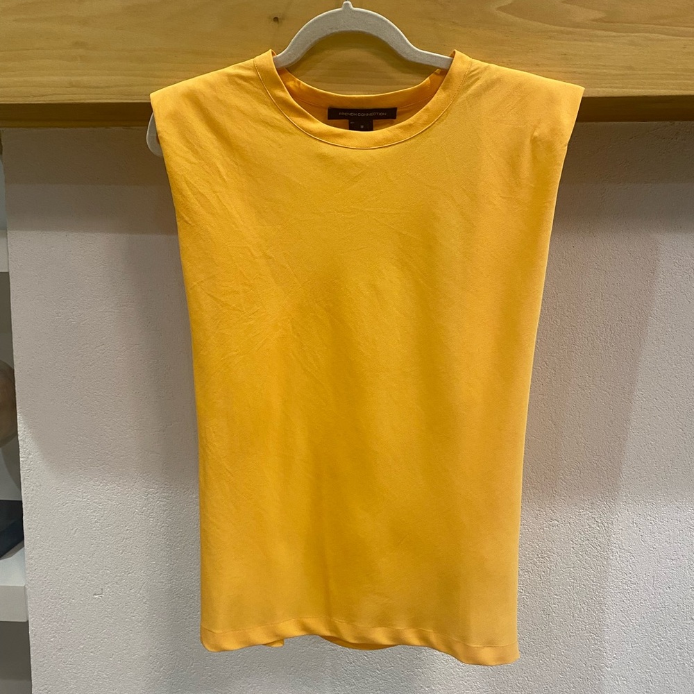 French Connection Shoulder Pad Crepe